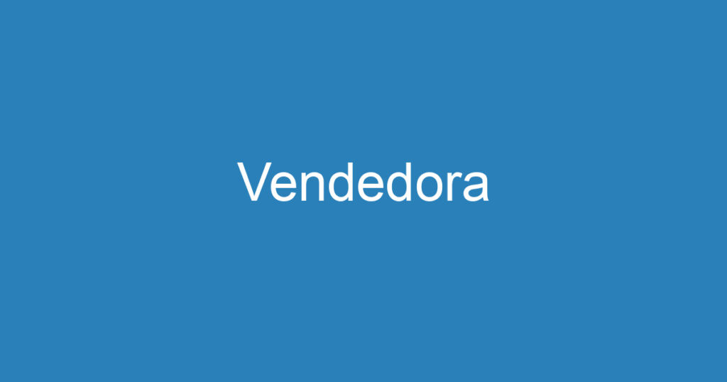 Vendedora 1