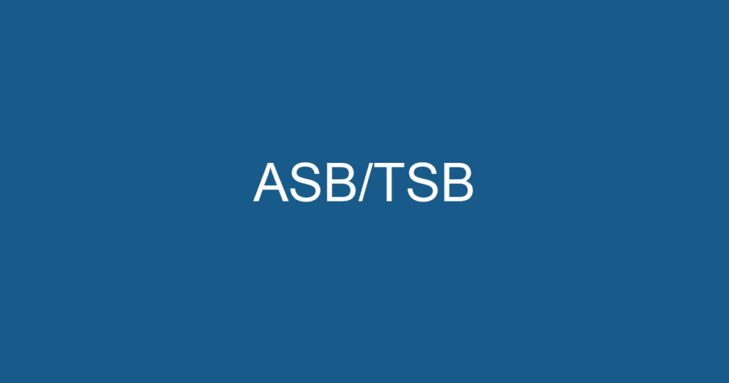 ASB/TSB 1