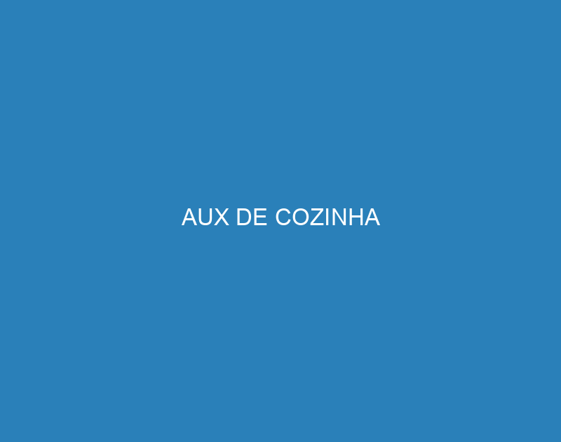 AUX DE COZINHA 1