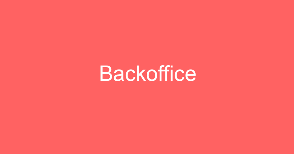 Backoffice 1