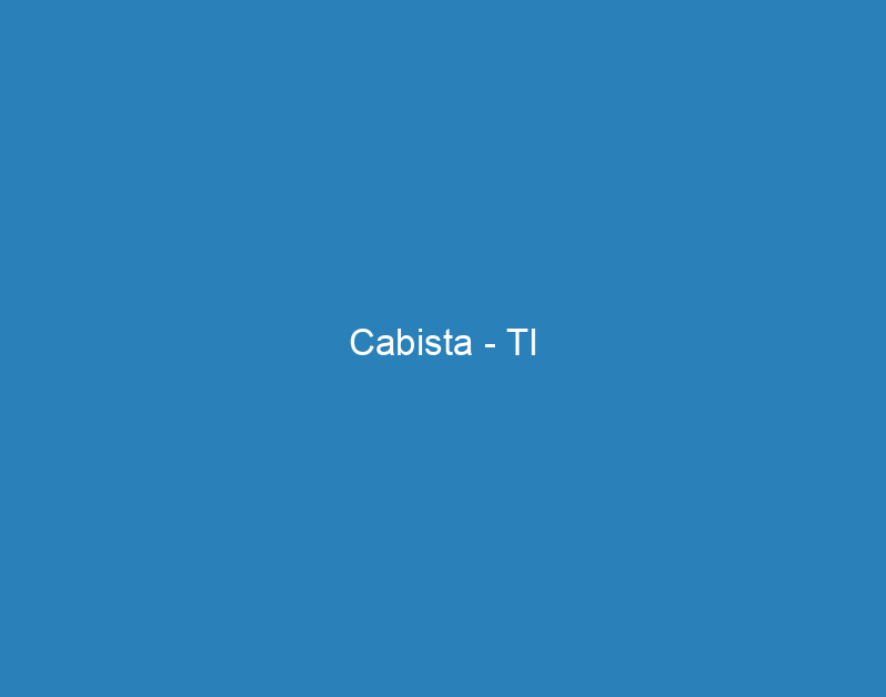 Cabista - TI 1