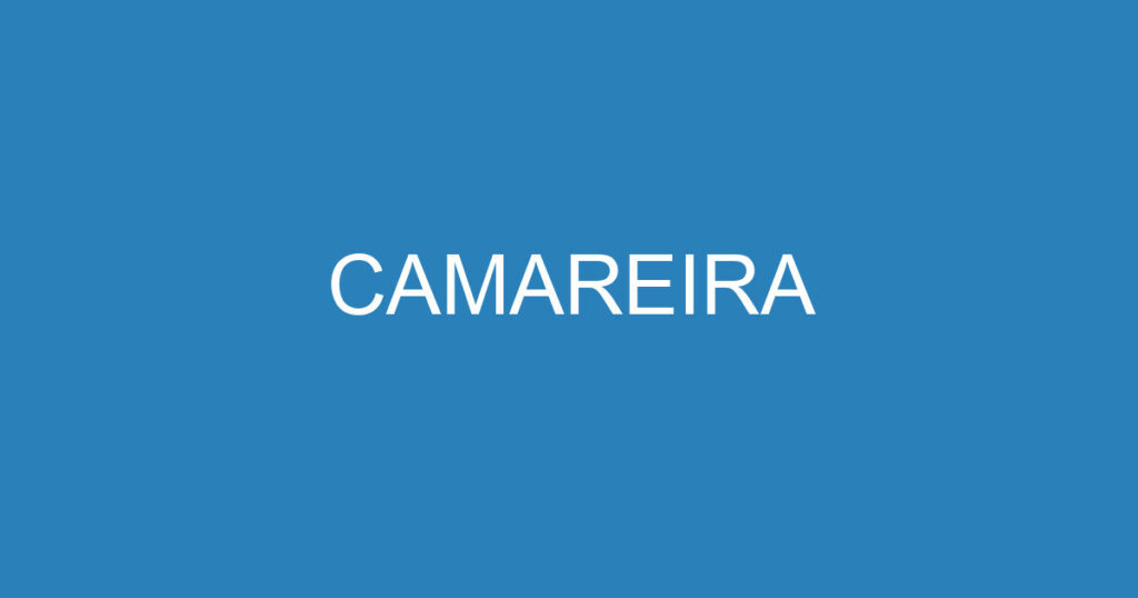 CAMAREIRA 1