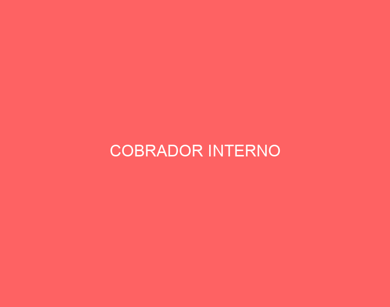 COBRADOR INTERNO 1