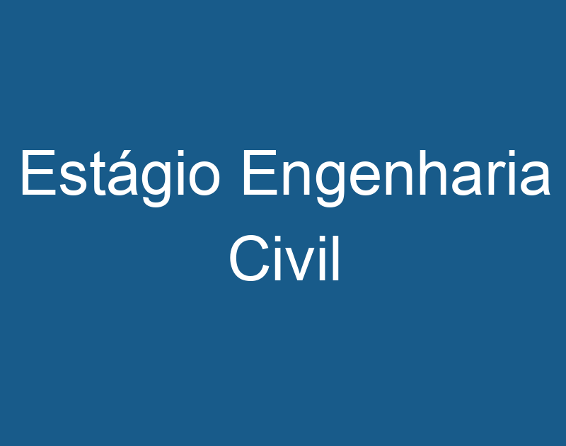 Estágio Engenharia Civil 1