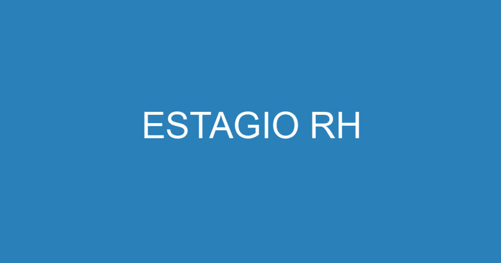 ESTAGIO RH 1