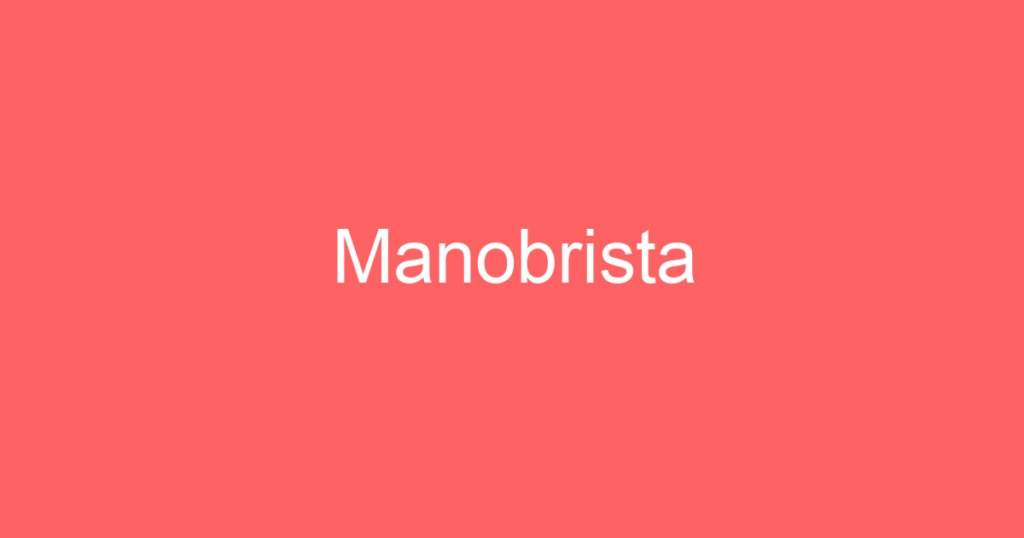 Manobrista 1