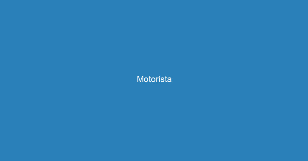 Motorista 1