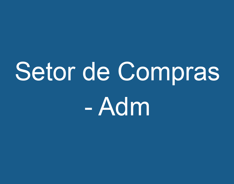 Setor de Compras - Adm 1