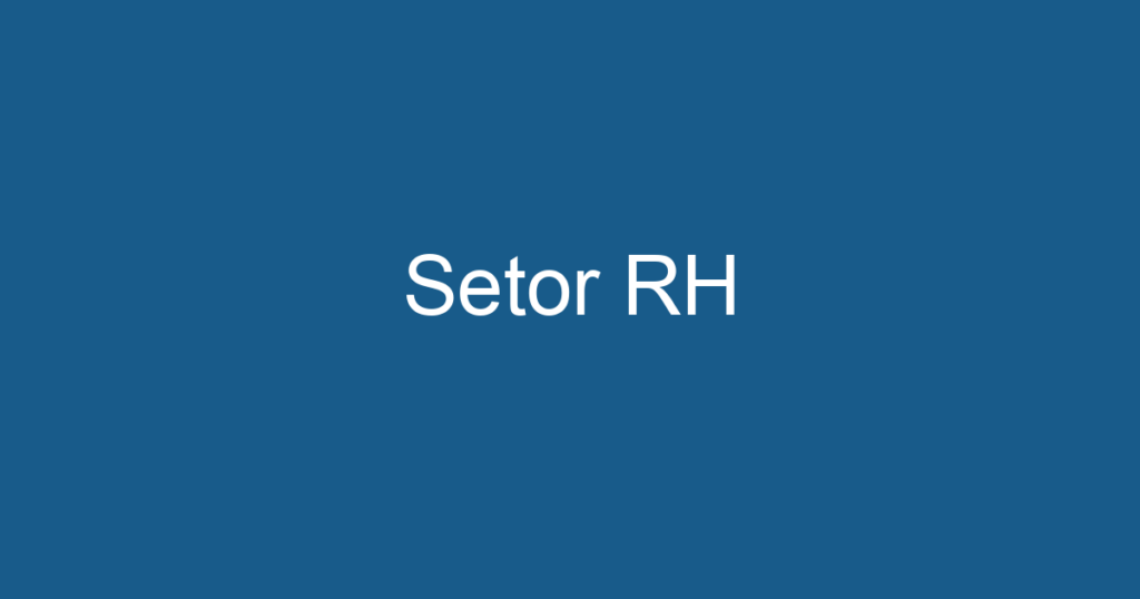 Setor RH 1